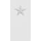 Ekena Millwork Standard Foster Star Plinth Block With Square Edge, 2 1/2"W x 5"H x 1"P PBP025X050X100FOS06 - alternate 2